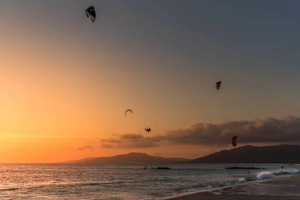 Kite surf at sunset