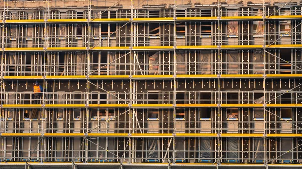 Gerüstsystem Bau Textur Hintergrund — Stockfoto