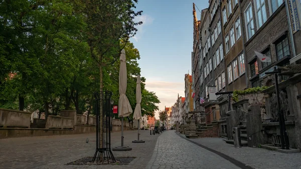 Gdansk Polonia 2019 Antigua Casa Alquiler Calle Swietego Ducha Gdansk — Foto de Stock