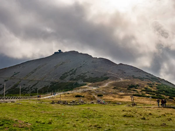 Pico Más Alto Baja Silesia Montaña Sniezka Karkonosze Polonia —  Fotos de Stock