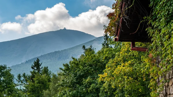 Pico Más Alto Baja Silesia Montaña Sniezka Karkonosze Polonia —  Fotos de Stock