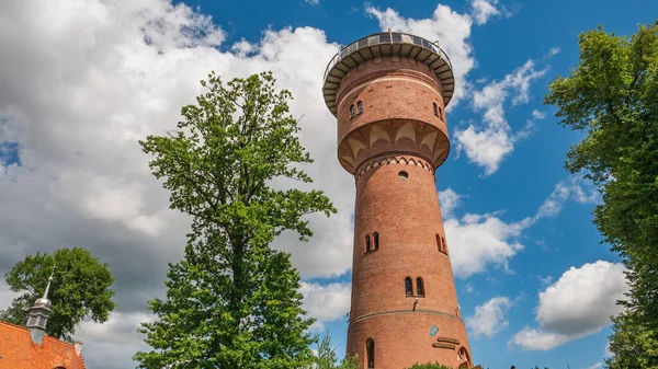 Alter Wasserturm Gizycko Masurische Seenplatte Polen — Stockfoto