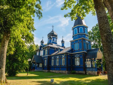 Puchly köyü, Podlasie, Polonya 'daki Kutsal Bakire' nin Korunması Ortodoks Kilisesi