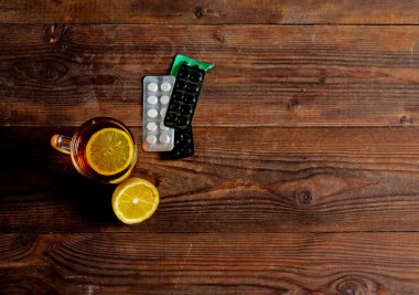 Mevsimsel grip: hap, limonlu çay.