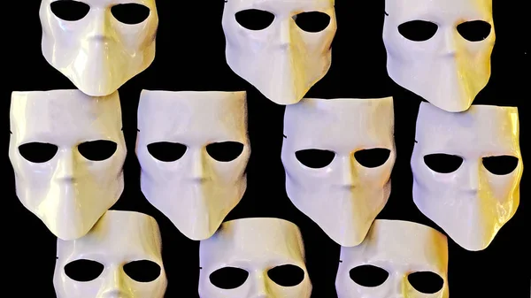 Máscaras fotos stock, imágenes de Máscaras blancas sin royalties | Depositphotos