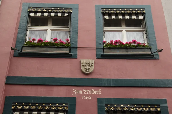Stary Budynek Centrum Miasta Bazylea Szwajcarii — Zdjęcie stockowe