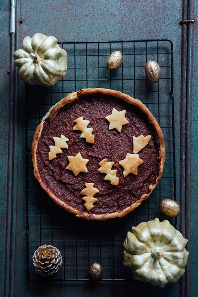 Boże Narodzenie Ciasto Zrobić Pigwy Cynamon Dżem Ciastka — Zdjęcie stockowe