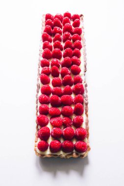 Ahududu dikdörtgen şekilli tart