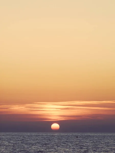 Golden dawn at Mediterranean Sea - Kemer, Turkey.