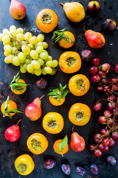 Автономний фон з фруктів та вегетаріанців — стокове фото