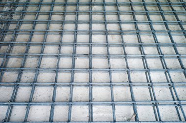 Çelik takviye beton yapı inşaat sahasında için