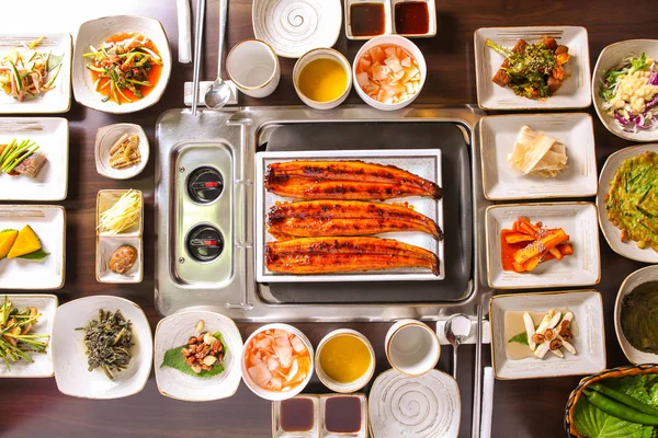 Healthy Korean Dining Table — Stock Photo, Image