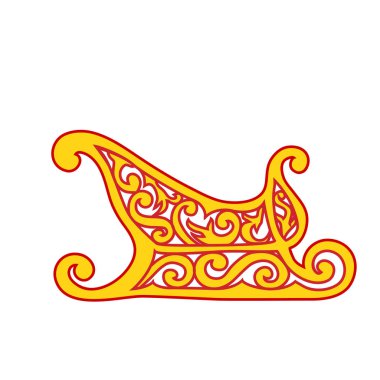 Noel atlı kızak hediye sepeti