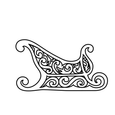 Noel atlı kızak hediye sepeti