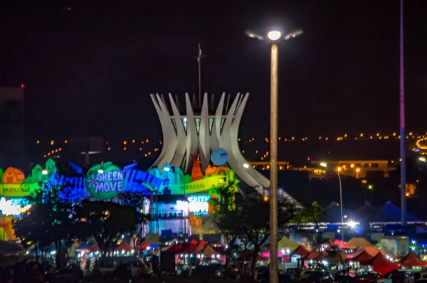 Dieser Sammlung Habe Ich Einige Touristenorte Der Brasilianischen Hauptstadt Braslia — Stockfoto