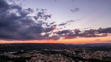 twilight in the late afternoon