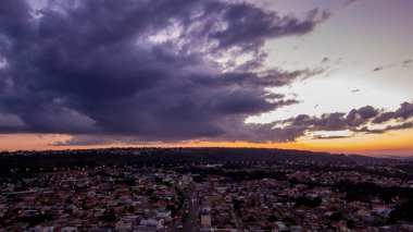 twilight in the late afternoon