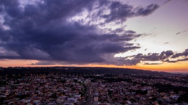 twilight in the late afternoon
