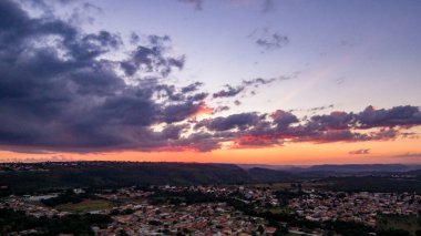twilight in the late afternoon