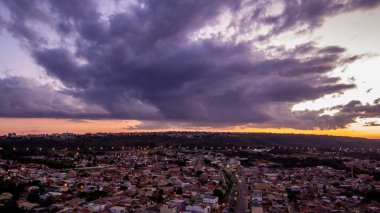 twilight in the late afternoon