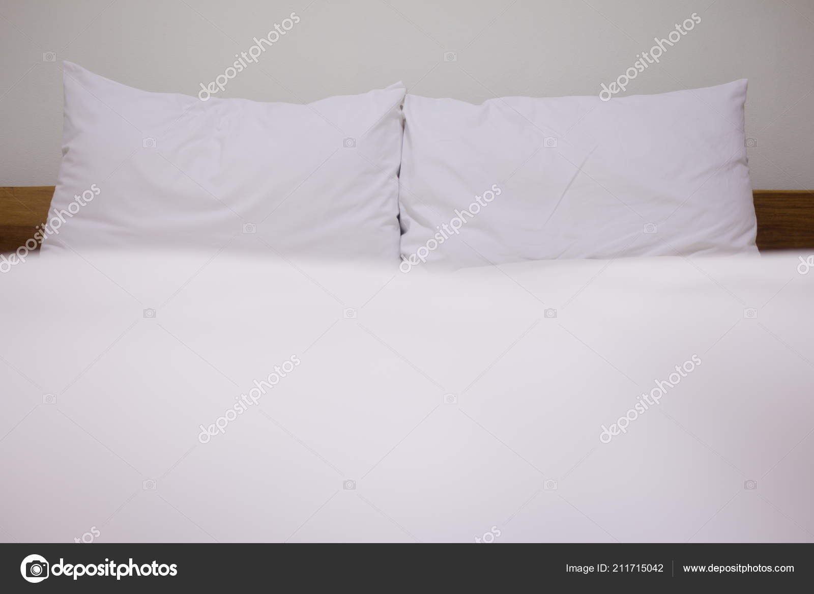 Close White Pillow Bedding Sheets Natural White Wall Bedroom