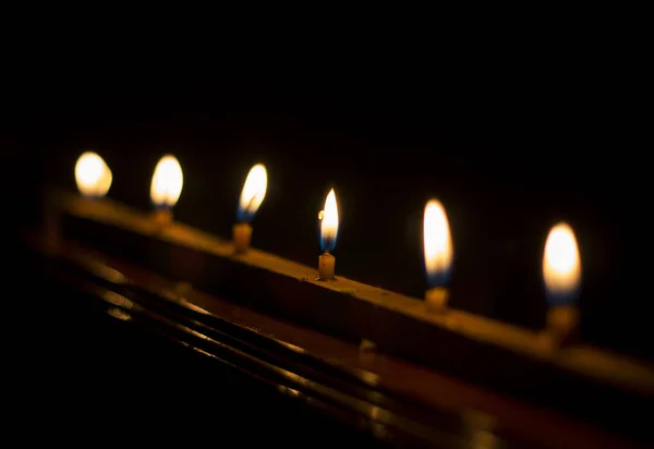 Свечи Лайт — стоковое фото