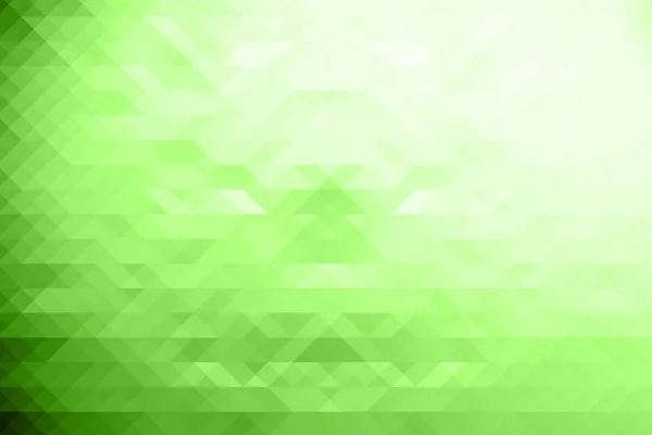 Latar belakang abstrak poly rendah dengan warna hijau — Stok Foto