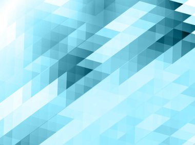 Mavi tonda düşük polyester soyut arkaplan