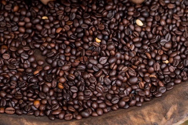 Primer plano grano de café — Foto de Stock
