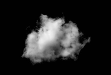 Doğa tasarımı için beyaz bulut nesnesi yaz arkaplanı.