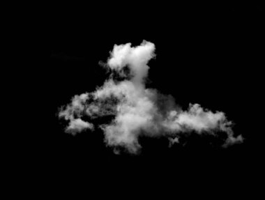 Doğa tasarımı için beyaz bulut nesnesi yaz arkaplanı.