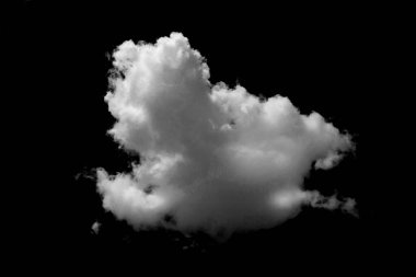 Doğa tasarımı için beyaz bulut nesnesi yaz arkaplanı.