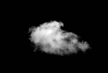 Doğa tasarımı için beyaz bulut nesnesi yaz arkaplanı.