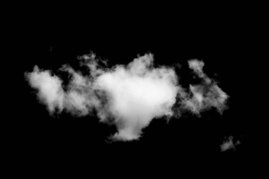 Doğa tasarımı için beyaz bulut nesnesi yaz arkaplanı.