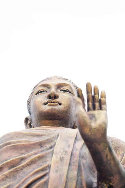 Sob Vistas Buda Estátua Edifício Livre Tailândia — Fotografia de Stock