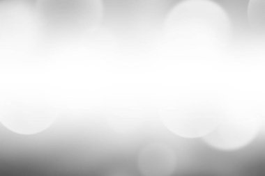 Bulanık açık gri gradyan bokeh soyut arkaplan.