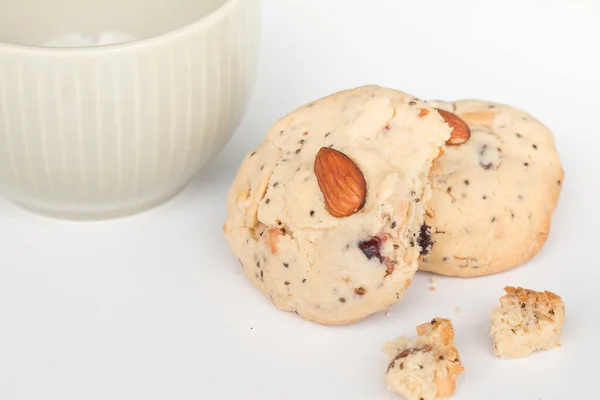 Delicious Home Made Oatmeal Raisin Cookie — Stock Photo, Image