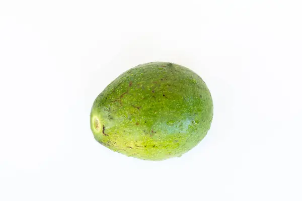 Avokádó Gyümölcs Fehér Alapon — Stock Fotó