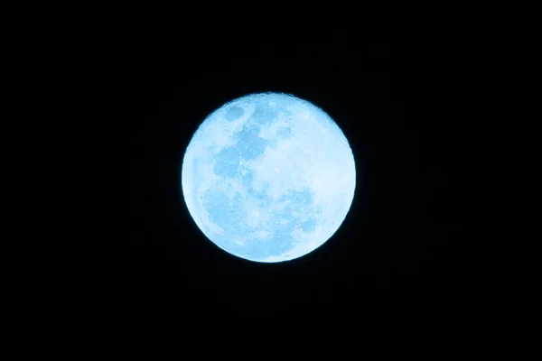 Mystical Night Cielo Sfondo Con Grande Luna Piena Moonlight Notte — Foto Stock