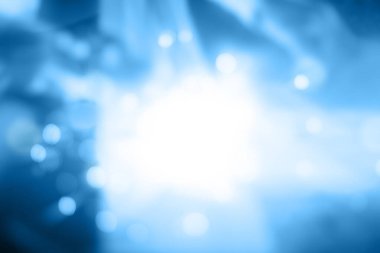 Mavi gradyan bulanık bokeh soyut arkaplan.