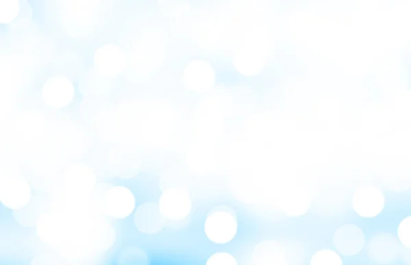 Luzes Bokeh Embaçado Fundo Gradiente Azul — Fotografia de Stock