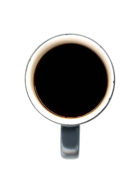 Primer Plano Una Taza Café Caliente — Foto de Stock
