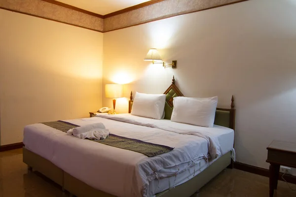 Close Comfort Bedroom Luxury Style — Stock Photo, Image