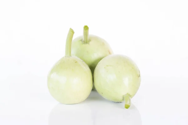 Close Calabash Squash Gourd Isolated White Background — Stok Foto