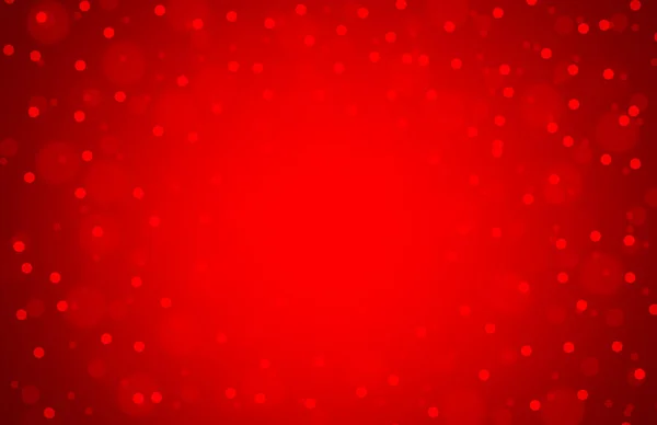 Red Abstract Blurred Light Bokeh Christmas Love Background — Stock Photo, Image