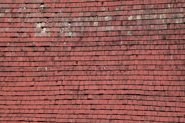 Старый Деревянный Красный Фон Мозаики — стоковое фото