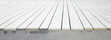 Rahatlamak için beyaz teras..