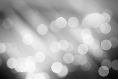 Bulanık açık gri gradyan bokeh soyut arkaplan.