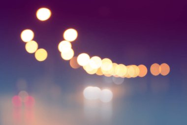 Bokeh soyut arkaplan ile bulanık ışık