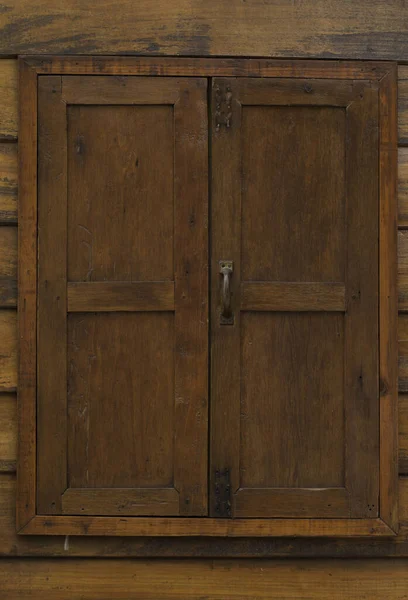 Stare Drewniane Okno Styl Vintage — Zdjęcie stockowe